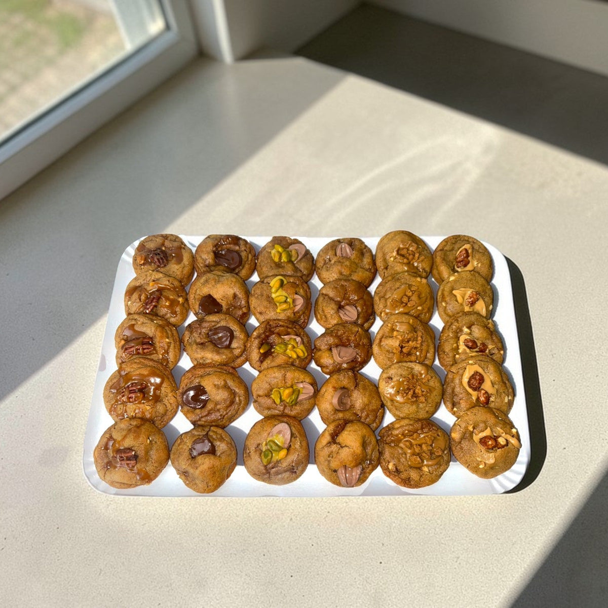 Plateau de 30 mini cookies