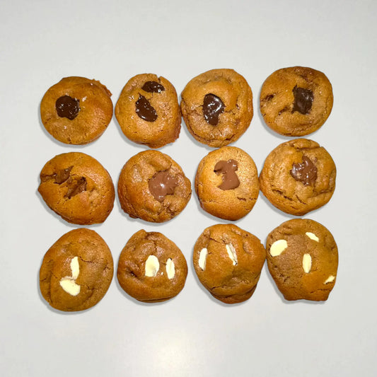 Boîte chocolat 12 mini cookies AGB cookies