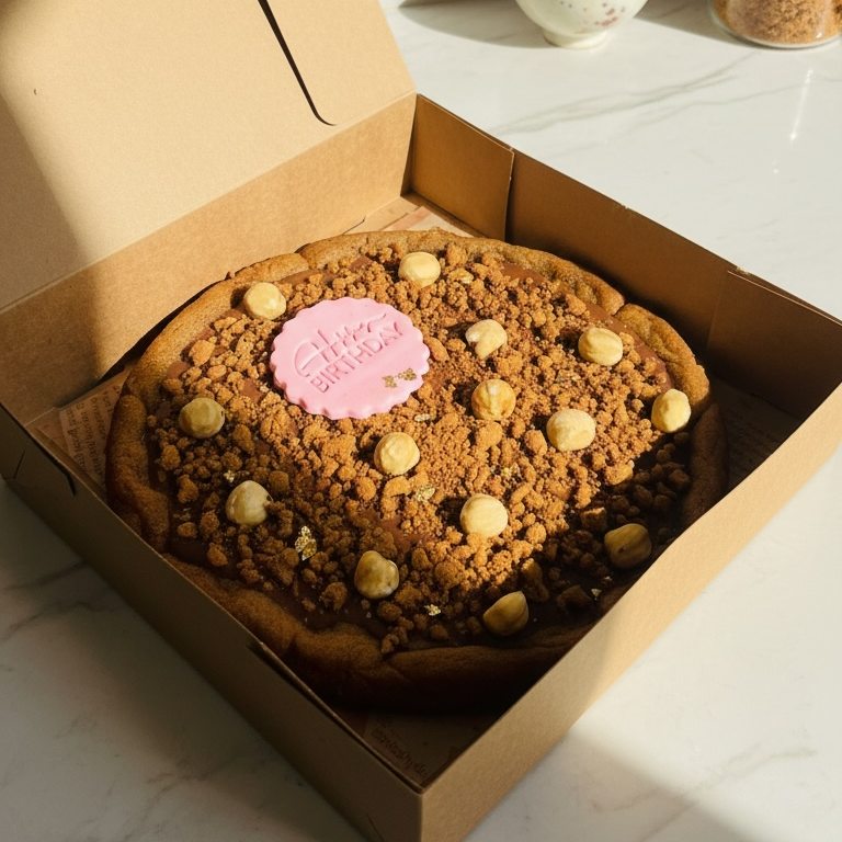 Pizza cookie - 4 parts